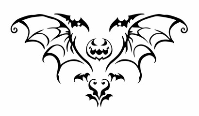 black and white svg vector, Halloween pumpkin icon