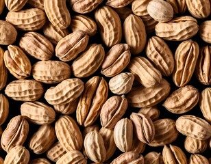 Obraz premium Close-up of Roasted Peanuts in Shells