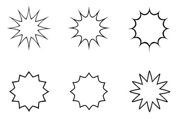 fastsnap burst line art graphic design concept sketch