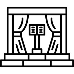 Cultural Activities Icon Vector Element