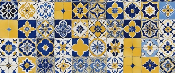 Vintage Portuguese Azulejo Tiles