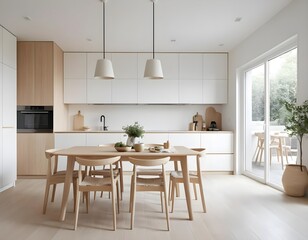 Minimalist Scandinavian Kitchen Interior Design