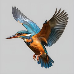 Obraz premium Kingfisher in Flight