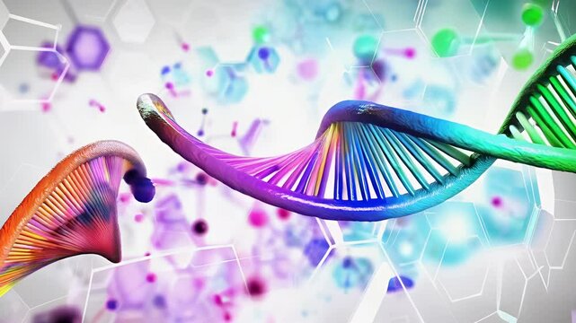 dna helix background