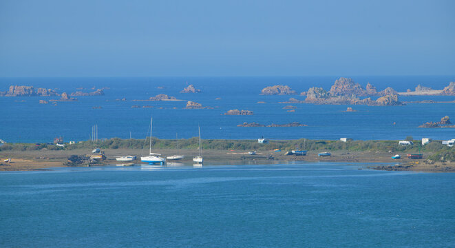 Joli paysage de mer en Bretagne