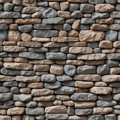 Obraz premium Seamless Stone Wall Texture