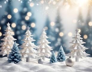 Winter Wonderland Christmas Scene