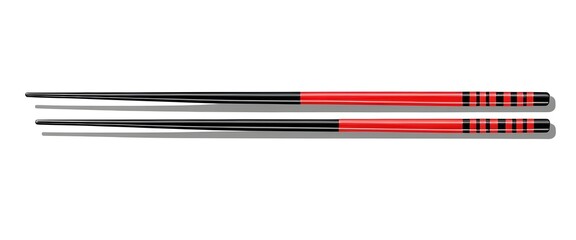 Red and Black Chopsticks