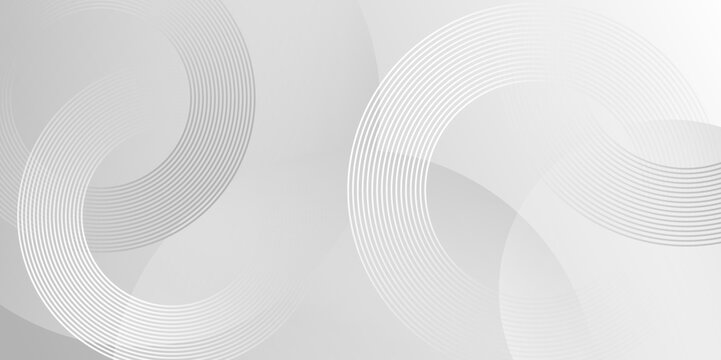White abstract background with circles.A blurry white image with smooth, round shapes.Suitable for presentation design, websites, banners, advertising, marketing, cover poster etc