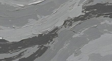 Subtle Depth&mdash;Rough Oil Painted Surface on a Cool Grey Background