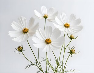 Obraz premium White Cosmos Flowers