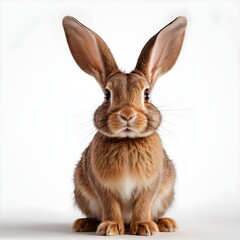 Obraz premium Cute Brown Bunny Rabbit Sitting