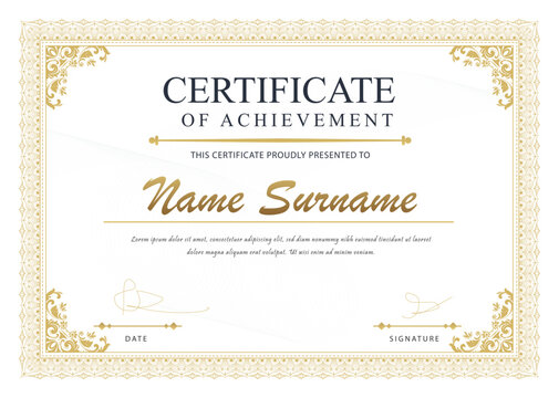 certificate of completion template and eps file.
