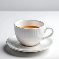 A Cup of Tea on a White Saucer