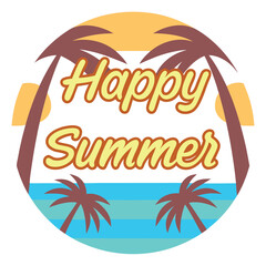          Summer vibes vector illustration.
