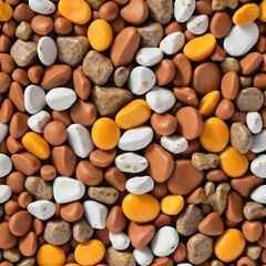 Colorful Candy Stones Background