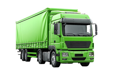 Green Logistics isolated on transparent background
