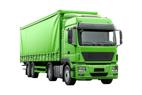 Green Logistics isolated on transparent background
 - Powered by Adobe