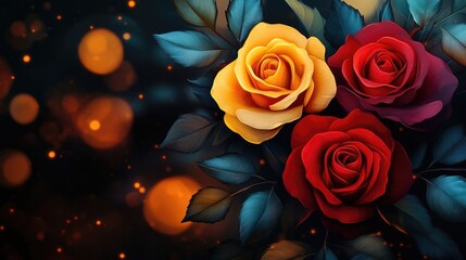 Luxurious Floral Arrangement with Gold Accents