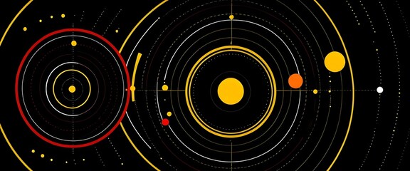 Obraz premium Abstract Cosmic Pattern