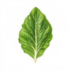 Obraz premium A fresh crisp apple with smooth red skin and firm, juicy interior, isolated white background