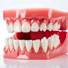 Obraz premium Human Teeth Model, Healthy Smile, Dental Model