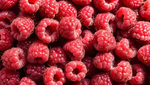 Close-up of Fresh Raspberries