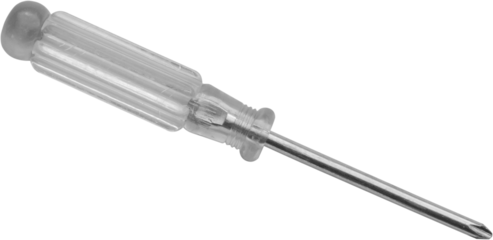 screwdriver isolated on white background close up