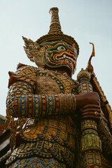 Fototapeta premium Escultura templo de tailandia