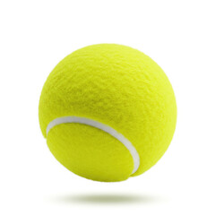 tennis ball isolated on white
