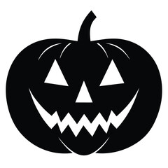 halloween pumpkin isolated on white