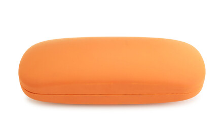One stylish glasses case isolated on white