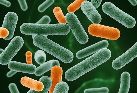 Microscopic View of Bacteria