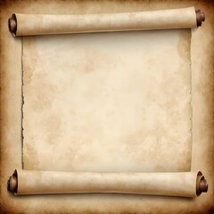 Antique Parchment Scroll