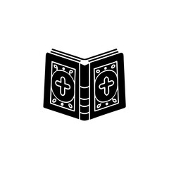 creative details Bible Icon Vector Illustration