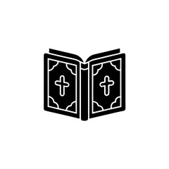 creative details Bible Icon Vector Illustration