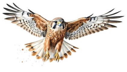 American Kestrel in Flight