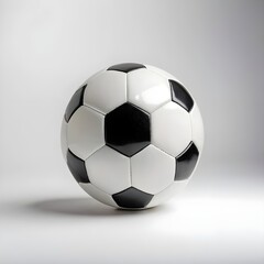 Naklejka premium Classic Black and White Soccer Ball