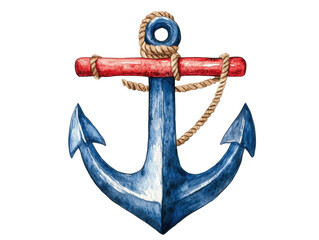 Nautical anchor design for marine themed decorations and crafts, cut out