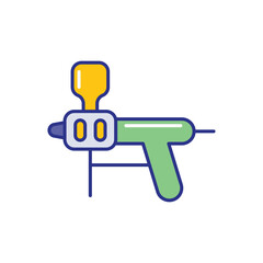 Caulking Gun Icon vector stock illustration
