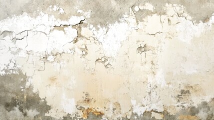 Aged Beige Wall Texture Rustic Crackle Peeling Paint Background Design Element old grey worn pale   