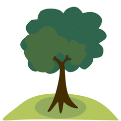 illustration of a green tree