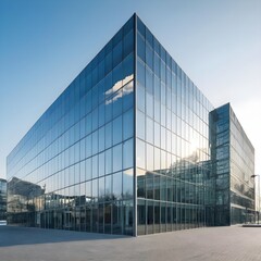 Modern Glass Office Building Exterior