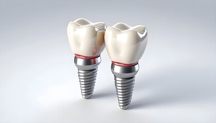 Dental Implants - Two Single Tooth Implants