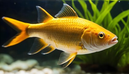 Fototapeta premium Golden Fish in Aquarium