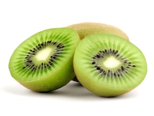 Kiwi Slices on White