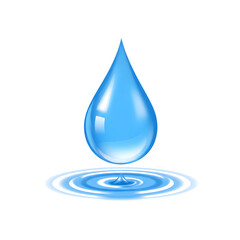 Gotas de agua cayendo