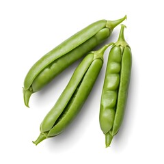 Fresh Green Peas in Pods
