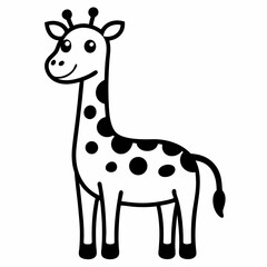 giraffe vector illustration