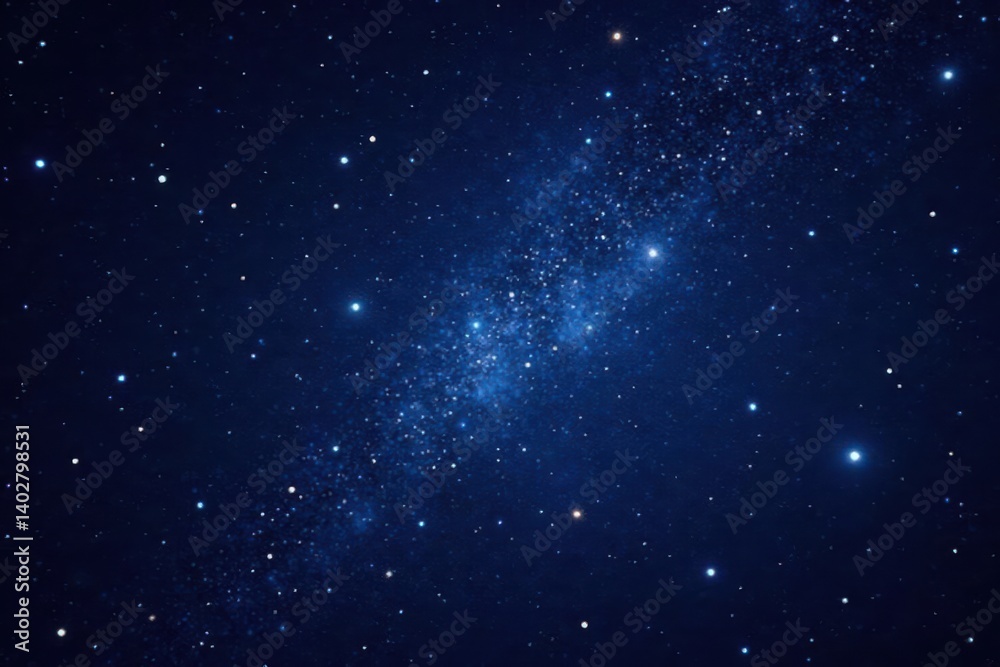 Canvas Prints sparkling starfield under a deep midnight sky with countless points of light scattered across the ve